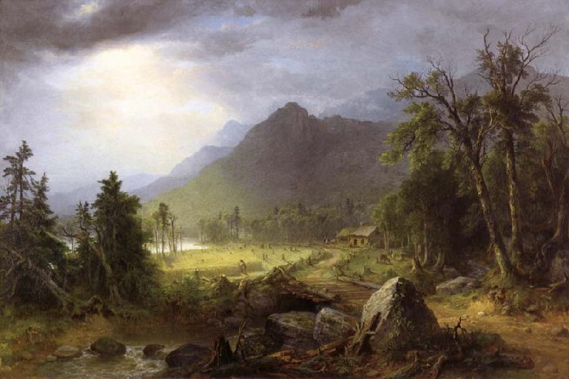Asher Brown Durand The First Harvest in the Wilderness Sweden oil painting art